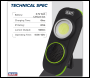 Sealey LED50WSDB Rechargeable Torch with Wireless Speaker 10W COB LED - Display Box of 10