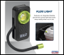 Sealey LED600FX Pocket Light with Flexi Inspection Light 8W COB LED & 1W SMD LED