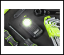 Sealey LED600FX Pocket Light with Flexi Inspection Light 8W COB LED & 1W SMD LED