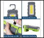 Sealey LED601G LED Twist® Rechargeable Inspection Light 5W COB & 1W SMD