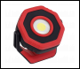 Sealey LED700PR Rechargeable 360° Pocket Floodlight with Magnet 7W COB LED - Red