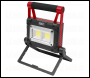 Sealey LEDFL15WS 15W COB LED Solar Powered Rechargeable Portable Floodlight