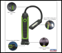 Sealey LEDFLEXG Rechargeable Flexi Inspection Light 5W COB & 3W SMD LED