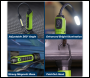 Sealey LEDFLEXG Rechargeable Flexi Inspection Light 5W COB & 3W SMD LED
