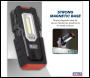 Sealey LEDWC03 Wireless Rechargeable Inspection Light 3W COB & 1W SMD LED