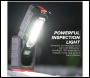 Sealey LEDWC03 Wireless Rechargeable Inspection Light 3W COB & 1W SMD LED