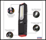 Sealey LEDWC04 Wireless Rechargeable Inspection Light 5W COB & 1W SMD LED