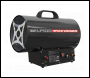 Sealey LP100 Space Warmer® Propane Heater 61,000-102,000Btu/hr(18-30kW)