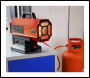 Sealey LP69CCOMBO Space Warmer® Propane Heater 30,000-68,000Btu/hr (9-20kW) 230V with 20V 4Ah Kit - REFURBISHED - GRADE B