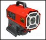 Sealey LP69CCOMBO Space Warmer® Propane Heater 30,000-68,000Btu/hr (9-20kW) 230V with 20V 4Ah Kit