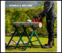 Sealey LSH100 Folding Sawhorse -100kg Capacity