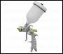 Sealey LVLP01 Premier Professional LVLP Gravity Feed Spray Gun 1.4mm Set-Up