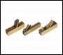 Sealey MBP03 Mini Brass Plane Set 3pc