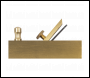 Sealey MBP03 Mini Brass Plane Set 3pc