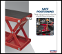 Sealey MC5908 Motorcycle Scissor Stand 450kg Capacity