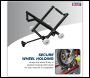 Sealey MCWL Motorcycle Wheel adjustable Support with Rollers