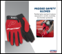 Sealey MG796XL Premier Mechanic's Gloves Padded Palm - Extra-Large Pair