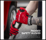 Sealey MG796XL Premier Mechanic's Gloves Padded Palm - Extra-Large Pair