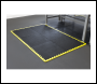 Sealey MIC1218Y3 Interlocking EVA Foam Workshop Mat Set with Hi-Vis Edges 1240 x 1825mm