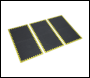 Sealey MIC1218Y3 Interlocking EVA Foam Workshop Mat Set with Hi-Vis Edges 1240 x 1825mm