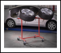 Sealey MK71 Heavy-Duty Alloy Wheel Painting/Repair Stand 4 Wheel Capacity