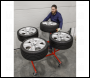Sealey MK74 Alloy Wheel Repair/Painting Stand - 4-Wheel Capacity