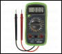 Sealey MM20HV 8-Function Digital Multimeter with Thermocouple - Hi-Vis Green