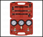 Sealey MS100 Motorcycle Compression & Fuel Pressure Gauge Set 3pc