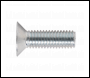 Sealey MSC825 Machine Screw M8 x 25mm Countersunk Pozi Zinc Pack of 50