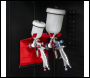Sealey MSH03 Magnetic Spray Gun Holder 2 Gun Capacity