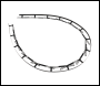 Sealey MW24 Professional Curve Body Panel Profile Template 2720mm/107 inch 