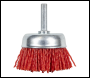 Sealey NFB50 Nylon Filament Cup Brush 50mm with 6mm Shaft