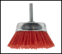 Sealey NFB75 75mm Nylon Filament Cup Brush with 6mm Shaft