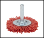 Sealey NFBC50 50mm Nylon Filament Circular Brush with 6mm Shaft