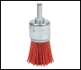 Sealey NFBE25 25mm Nylon Filament End Brush with 6mm Shaft