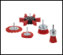 Sealey NFBS05 Nylon Filament 5pc Brush Set