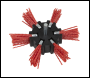 Sealey NFBS100 100mm Nylon Filament Strip Brush with 6mm Shaft
