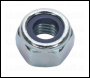 Sealey NLN10 Nylon Locknut M10 Zinc Pack of 100