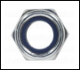 Sealey NLN12 Zinc Plated Nylon Locknut M12, DIN 982 - Pack of 25