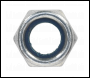 Sealey NLN14 Zinc Plated Nylon Locknut M14, DIN 982 - Pack of 25