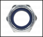 Sealey NLN16 Zinc Plated Nylon Locknut M16, DIN 982 - Pack of 25