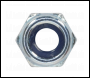 Sealey NLN5 Zinc Plated Nylon Locknut M5, DIN 982 - Pack of 100