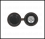 Sealey NPBK50 Numberplate Screw with Flip Cap 4.2 x 19mm, Black - Pack of 50