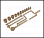 Sealey NS124 Premier Non-Sparking Socket Set 1/2 inch Sq Drive 17pc