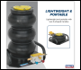 Sealey PAFJ3S Premier Air Operated Fast 3-Stage Jack 3 Tonne