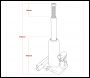 Sealey PBJ2S Viking Bottle Jack 2 Tonne