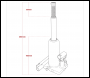 Sealey PBJ3S Viking Bottle Jack 3 Tonne