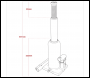 Sealey PBJ8S Viking Bottle Jack 8 Tonne