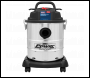 Sealey PC195SD Vacuum Cleaner Wet & Dry 20L 1200W/230V Stainless Drum