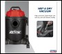Sealey PC200 20L Vacuum Cleaner Wet & Dry 1250W/230V